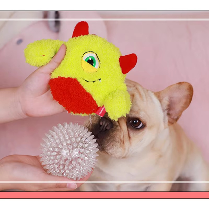 OUZEY Squeaker chiens balles j - Interactive Squeaky Plush Dog Toy avis et prix