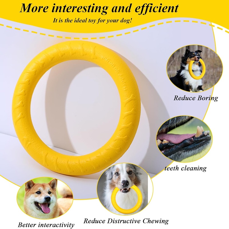 Jouets pour chiens : Disques v - Indestructible Dog Chew Toy avis et prix