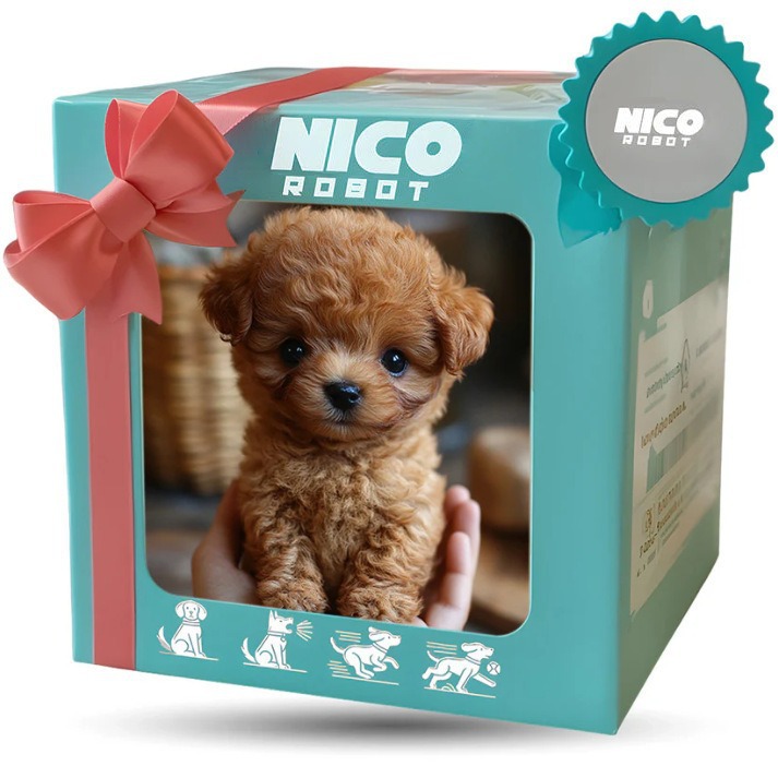 Nico Robot Chien de Compagnie  - Interactive Squeaky Plush Dog Toy avis et prix